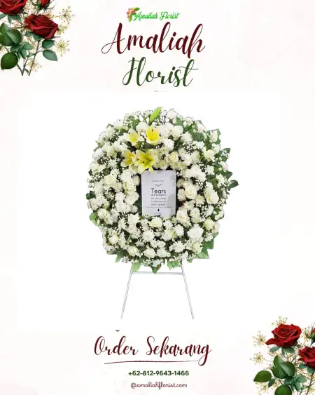 Krans Bunga Duka Gedung Wedding Depok