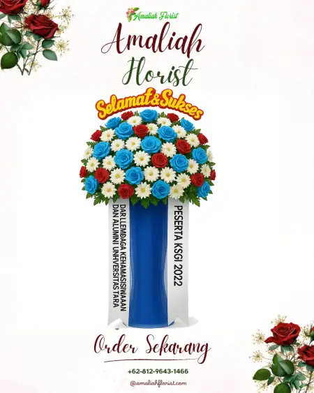 Standing Flowers Gedung Wedding Depok